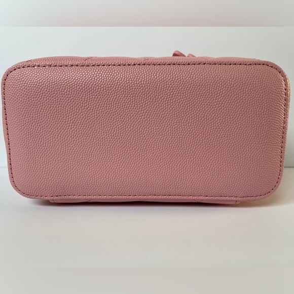 🆕 Chanel Rectangular Vanity 22C Sakura Pink Caviar with Gold Hardware - Picture 5 of 10